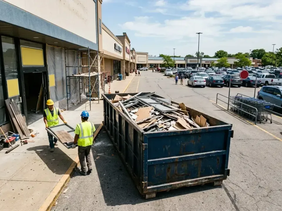 retail-store-renovation-debris-003 — frequently asked questions, Roll-off Dumpster Rentals in Fairfield, AL